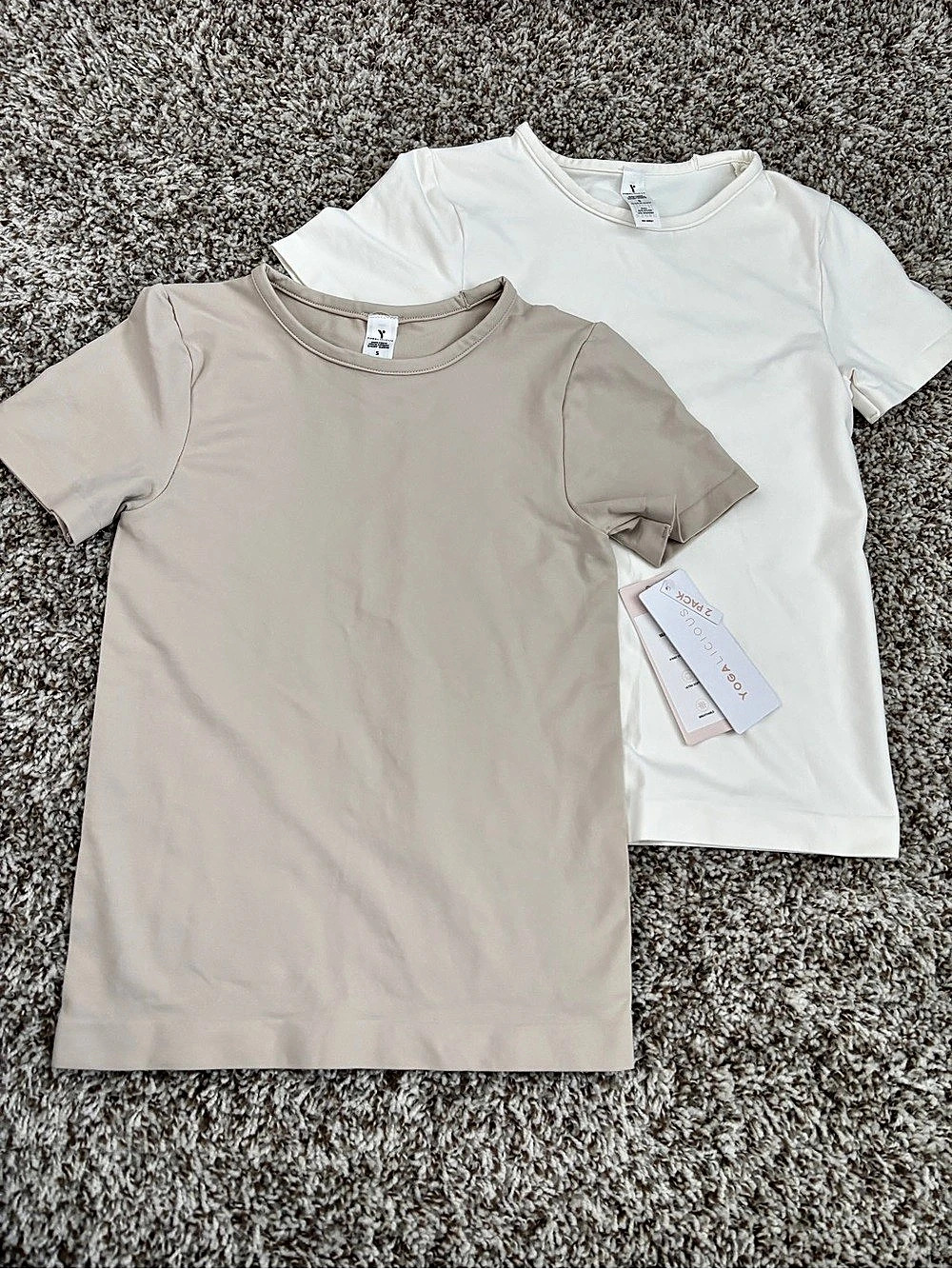 Yogalicious Skin Crew Neck Logan Short Sleeve 2 Pack Logan Skin Crew Neck Short